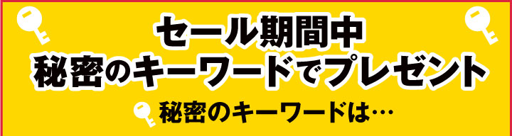 秘密のキーワードでプレゼント